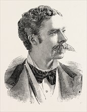 MR. MATT MORGAN, engraving 1890, UK, U.K., Britain, British, Europe, United Kingdom, Great Britain,