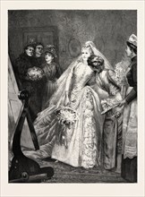 THE SUPREME MOMENT, engraving 1890, engraved image, history, arkheia, illustrative technique,