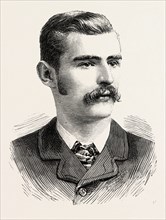 MR. G. F. BENNETT Senior Wrangler, engraving 1890, UK, U.K., Britain, British, Europe, United