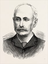 SIR EDWARD BRADFORD, THE NEW COMMISIONER OF POLICE, engraving 1890, UK, U.K., Britain, British,