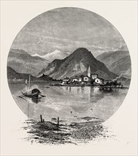 Isola dei Pescatori, Lago Maggiore, the Italian lakes, Italy, 19th century engraving