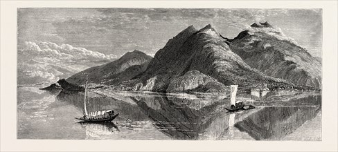 Pallanza, Lago Maggiore, Italy, 19th century engraving