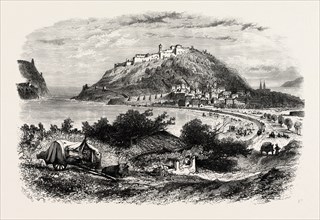 SAN SEBASTIAN, OR, DONOSTIA, SPAIN, 19th century engraving