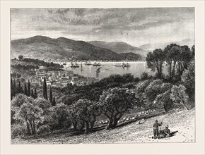 The Bosphorus, from Therapia, Constantinople, Istanbul, Turkey, 19th century engraving