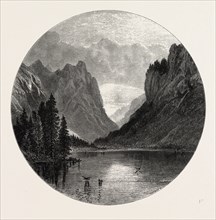 Entrance to the Hollensteinthal, Tyrol, Austria, 19th century engraving