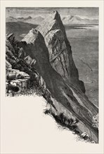 Gibraltar and Spain, 19th century engraving