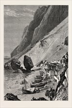 Catalan Bay, Gibraltar and Ronda, 19th century engraving