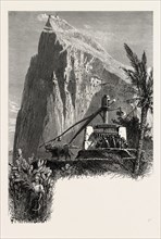 Gibraltar and Ronda, North Front, 19th century engraving