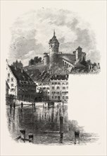 Schaffhausen, Switzerland, 19th century engraving