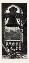 Bell Tower, Murcia, Ganada, Spain, 19th century engraving