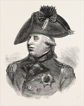 KING GEORGE III, 1870s engraving