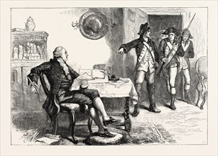 ARREST OF WILLIAM FRANKLIN; He was a British American soldier, attorney, and colonial