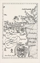 PART OF CAPTAIN J. SMITH'S MAP OF NEW ENGLAND. FROM ADVERTISEMENTS FOR THE UNEXPERIENCED PLANTERS