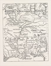 THE COURSE OF THE MISSISSIPPI. From the Map of North America by De Lisle, 1703 UNITED STATES OF