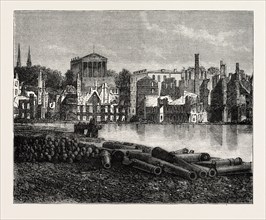RUINS OF RICHMOND AFTER THE WAR, AMERICAN CIVIL WAR, UNITED STATES OF AMERICA, US, USA, 1870s