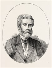 JOHN LOTHROP MOTLEY,1814-1877, was an American historian and diplomat, US, USA, 1870s engraving