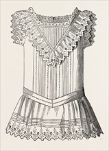PINAFORE FOR GIRL OF THREE, Front, 1882, FASHION