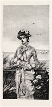 SUMMER SEASON, FASHION, ENGRAVING 1882