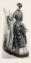 INDOOR TOILETTE Back, FASHION, ENGRAVING 1882