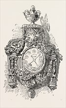 Clock in Ormolu, FURNITURE, ENGRAVING 1882
