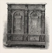 Cabinet for Plate, FURNITURE, ENGRAVING 1882