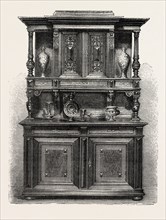 Sideboard for Dining Room, FURNITURE, ENGRAVING 1882
