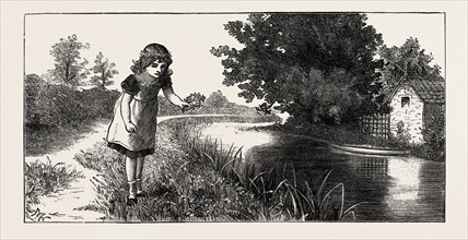 Queen Alice. From Song Land,  ENGRAVING 1882