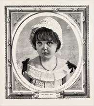 GIRL, ENGRAVING 1882
