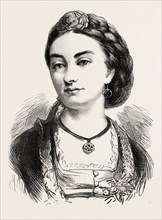 THE LATE COUNTESS WALDEGRAVE, ENGRAVING 1879