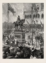 UNVEILING A STATUE OF THE PRINCE OF WALES PRESENTED TO THE CITY OF BOMBAY BY SIR ALBERT SASSOON, C