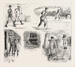 MEMORIES OF A WALKING TOUR, ENGRAVING 1879