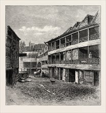 THE OLD  KING'S HEAD  IN THE BOROUGH NOW IN COURSE OF PARTIAL RECONSTRUCTION, LONDON, UK, britain,