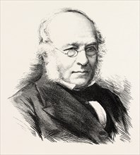 SIR ROWLAND HILL, K. C.B.  BORN DEC. 3, 1795 ; DIED AUG. 27, 1879, pioneer of the Penny Post