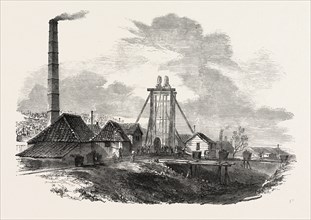 THE FREE-TRADERS' PIT, 1851 engraving