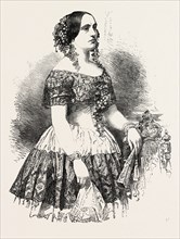 MDLLE. ELENA ANGRI,1821/1824-1886, OF THE ROYAL ITALIAN OPERA, COVENT GARDEN, LONDON, UK, 1851