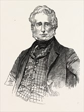 MR. R.A. SLANEY, M.P. FOR SHREWSBURY, UK, 1851 engraving