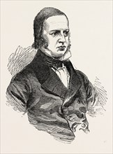 SIR WILLIAM MOLESWORTH, BART., M.P. FOR SOUTHWARK, LONDON, UK, 1851 engraving