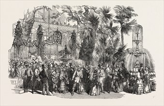 VISIT OF THE COLONIZATION LOAN SOCIETY'S EMIGRANTS TO THE GREAT EXHIBITION, CRYSTAL PALACE, HYDE