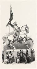 GODFREY DE BOUILLON, 1851 engraving