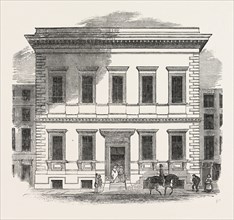 THE NEW MUSEUM OF PRACTICAL GEOLOGY, JERMYN STREET, LONDON, UK, 1851 engraving