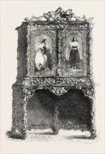 CABINET, BY TAHAN, PARIS, 1851 engraving