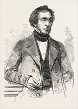 MR. J.B. SMITH, M.P. FOR STIRLING BURGHS, UK, 1851 engraving