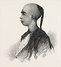CHUI-A-POO, THE CHINESE PIRATE, DIED 1851, COMMANDED A FLEET IN THE SOUTH CHINA SEA, 1851 engraving