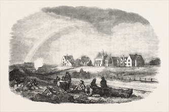 THE PHILANTHROPIC SOCIETY'S FARM, AT REDHILL, UK, 1851 engraving