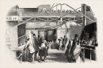 THE GREAT EXHIBITION, CRYSTAL PALACE, HYDE PARK, LONDON, UK: THE EAST INDIAN COURT, NORTH SIDE,