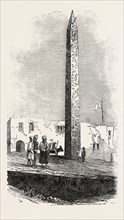 CLEOPATRA'S NEEDLE, 1851 engraving