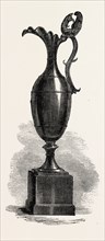 BLACK MARBLE VASE, BY MR. TURNER, BUXTON, 1851 engraving