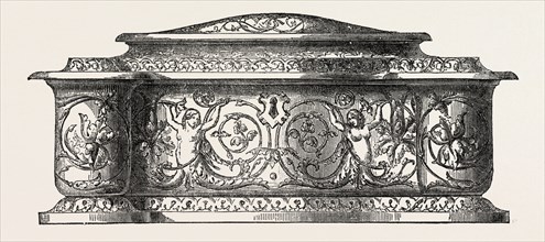 JEWEL CASKET, BY JENNENS AND BETTRIDGE, 1851 engraving