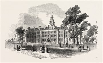 CITY OF LONDON HOSPITAL FOR DISEASES OF THE CHEST, VICTORIA PARK, FIRST STONE LAID, UK, 1851
