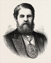 S. OSBORN, ESQ., MASTER CUTLER, 1873 engraving